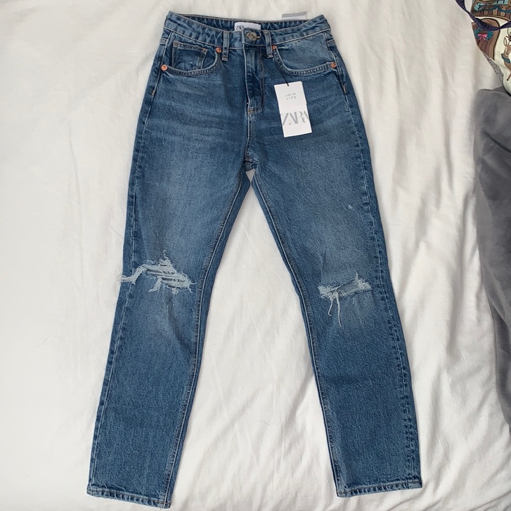 ZARA High rise Slim Jeans